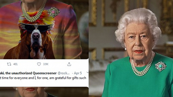 Превърнаха облеклото на кралица Елизабет ІІ в ”зелен екран”