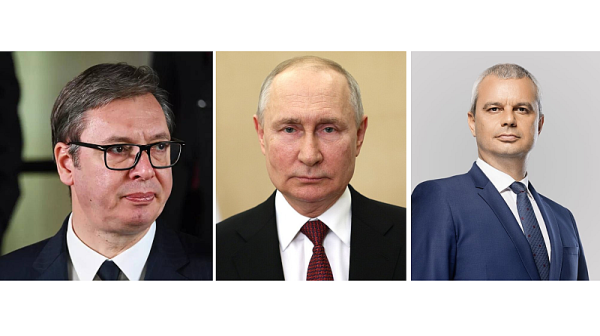 Вучич прелятял към Путин през България. Костадинов също на парада