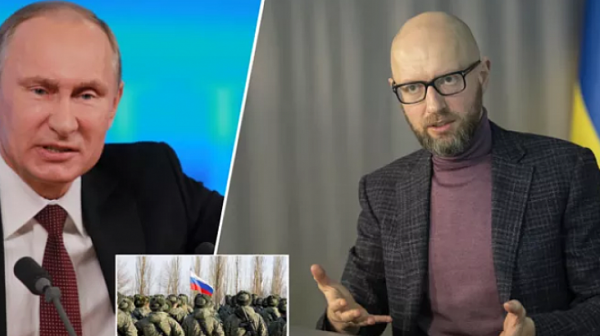 Бившият премиер на Украйна Яценюк: Не може да се подценява Путин и неговата кървава армия