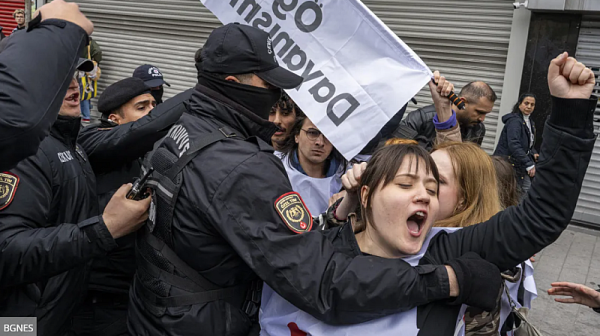 Репресиите в Турция достигат рекордно ниво през 2024 г.