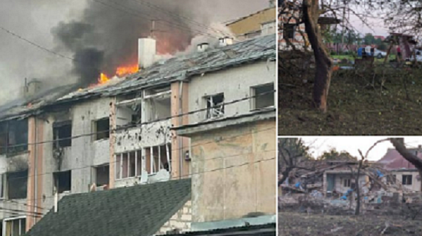 Лвов пак гори, руски ракети подпалиха жилища в центъра
