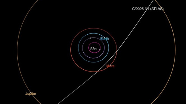 Пратеник от друга звездна система: Комета 3I/ATLAS приближава Слънцето