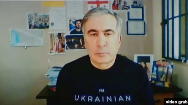 Саакашвили помоли Зеленски да го признае за украински военнопленник в Грузия