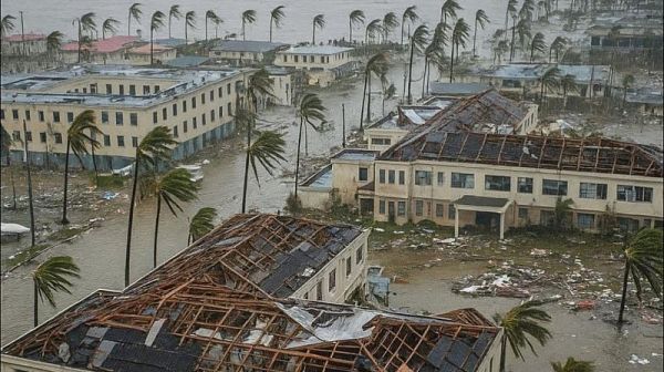 Ураганът Мелиса удари Куба –  часове след като опустоши Ямайка