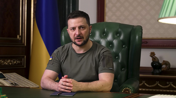 Зеленски: Международните партньори на Украйна се страхуват, че Русия ще загуби войната