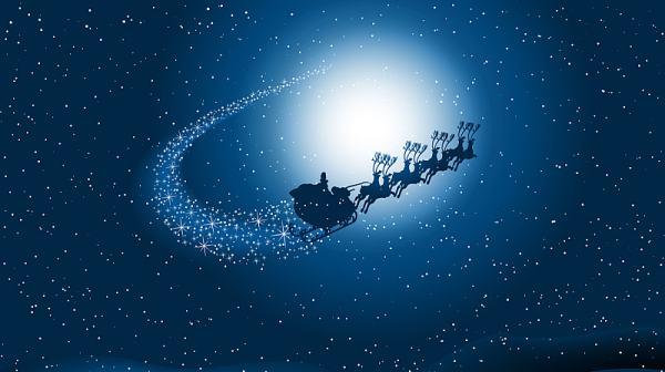 Шейната на Дядо Коледа спира в България довечера. Къде е Добрият старец сега?