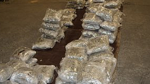 Откриха над 53 кг марихуана в Любимец