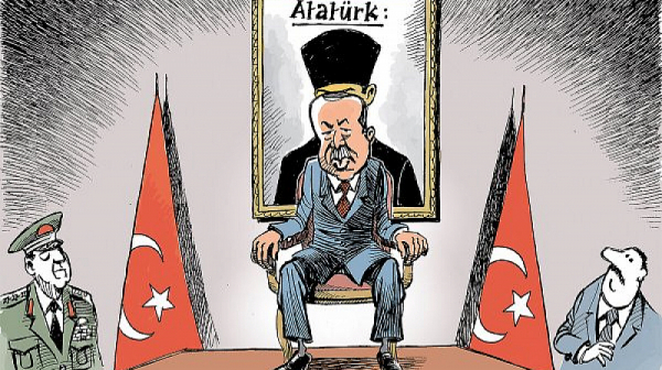 Ердоган люто плаши, когато смята, че някой се меси на Турция, но се цупи, когато го хванат в същото