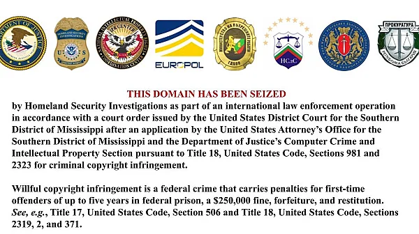 Акция на Европол, българските и американските служби свали няколко пиратски сайта
