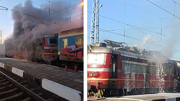 Влак пламна в Стралджа: БДЖ – в хронична криза, железницата се влачи по инерция