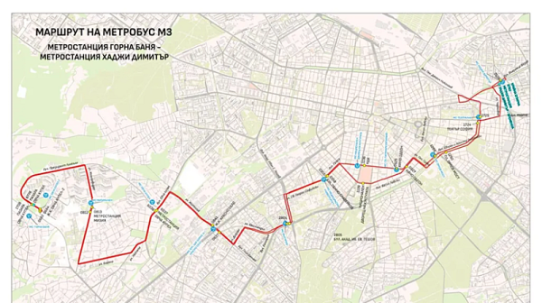 Метрото по линия 3 спира през уикенда заради пускането на три нови станции