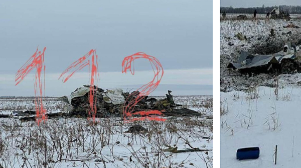 Руски самолет с десетки украинци на борда се е разбил в Белгород? /обновява се/