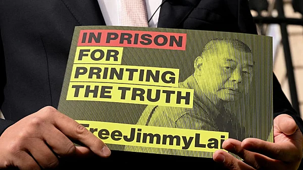 20 г. затвор за критика на Китай Джими Лай след безпрецедентен процес в Хонконг