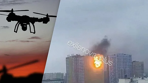 Дронове атакуваха Москва и Уфа: Нощни нападения в Русия