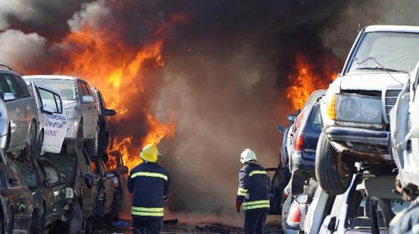 Изгорялата автоморга в Хасково се оказва незаконна