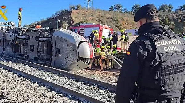Счупена релса е причината за най-голямата жп катастрофа в историята на Испания