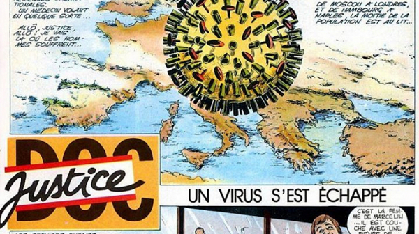Стар френски комикс предсказал пандемията от коронавирус