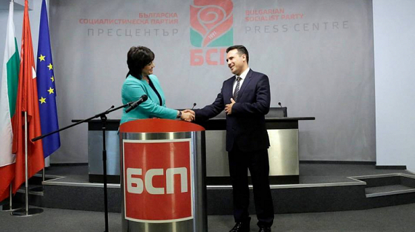 Председателят на „БСП за България” Корнелия Нинова поздрави Зоран Заев за преизбирането му