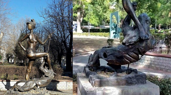 Откраднаха бронзовата статуята на Диана във Варна