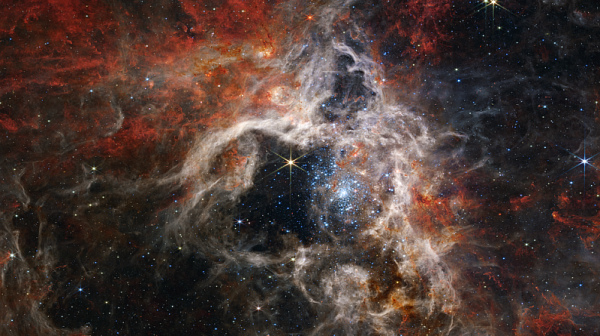 Телескопът Джеймс Уеб засне най-близката галактика до Млечния път - мъглявината Тарантула