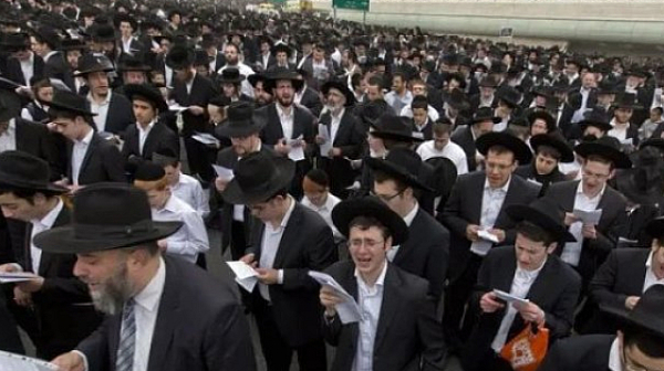 200 хиляди евреи протестират в Йерусалим срещу военната служба