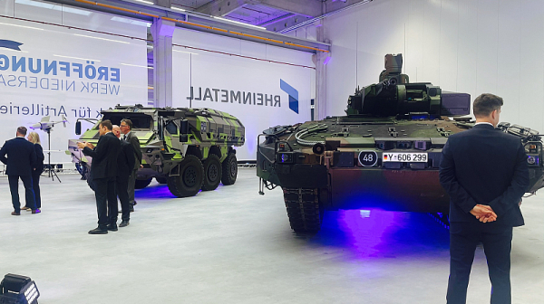 Германският Rheinmetall преговаря за два завода у нас – за снаряди и барут