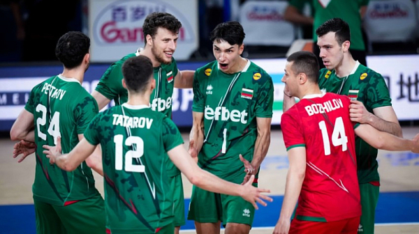 България победи Иран с 3:2 в Лигата на нациите