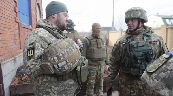 Украински военни удариха подразделение на руските сили
