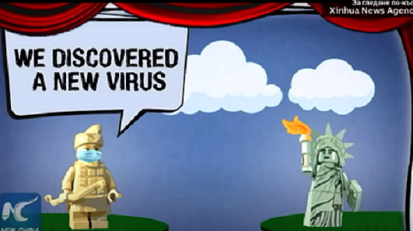 Китайска анимация се подигра на САЩ заради коронавируса