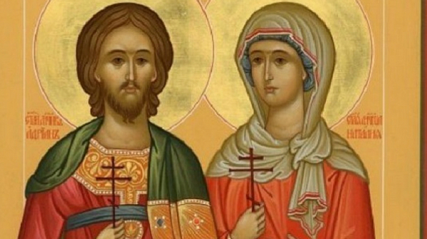 Църквата почита Свети мъченици Адриан и Наталия