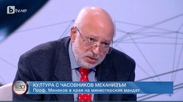 Проф. Минеков: Има достатъчно поводи да уволня директора на Народния театър - Васил Василев