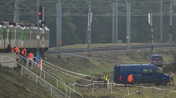 „Всички факти сочат руска следа“ зад саботажа на жп линията в Полша, вече има първи арести