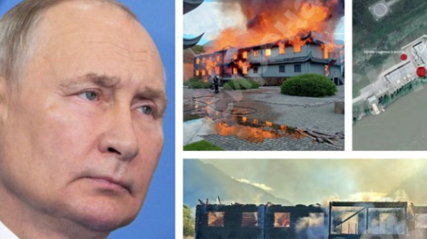 Изгоря резиденция на Путин в Алтай, струваща 33 млн. долара