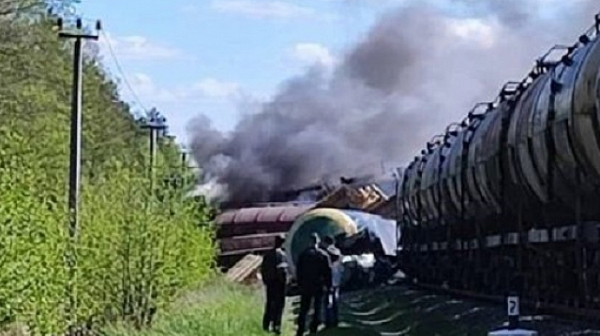 Руски партизани взривиха влак с боеприпаси и гориво край Брянск