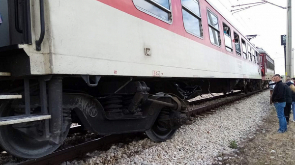 Пътнически влак се удари в паднало дърво край Враца