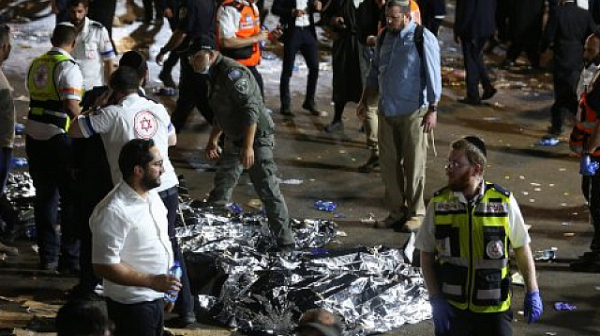Десетки загинаха в Израел по време на религиозен празник