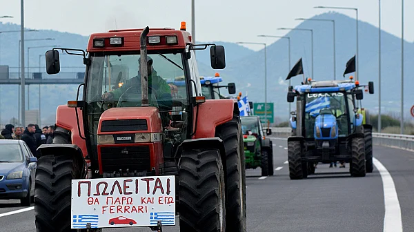 Гръцките фермери отново с голям протест