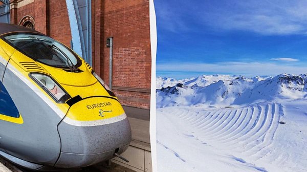 „Ски влак“ се пуска от Лондон до френските Алпи