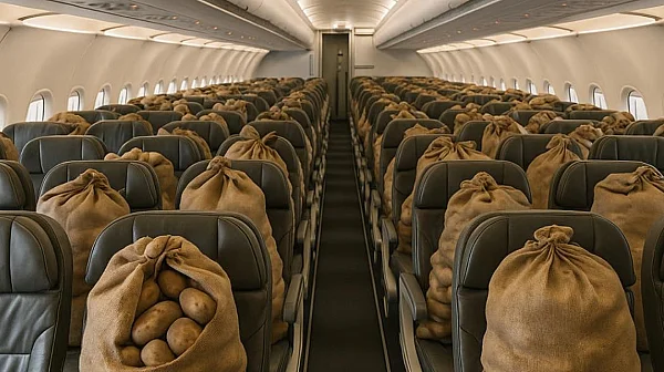 Коригираха с картофи безжичния интернет в самолет