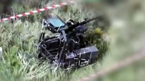 Украински  робот удържа позиция на фронта 45 дни