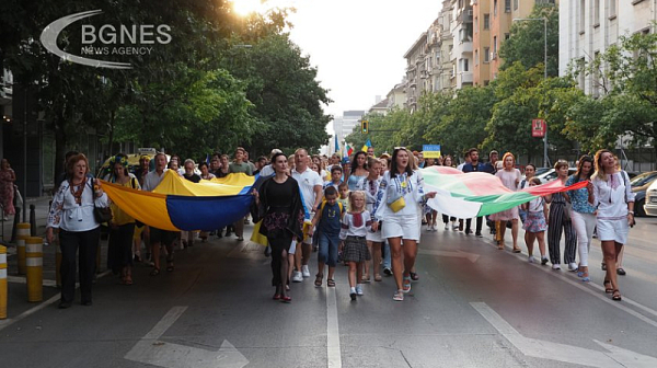 Украинци и българи отбелязват заедно в София Деня на независимостта на Украйна