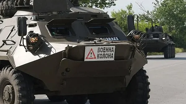 Военни колони на Франция и САЩ преминават през България