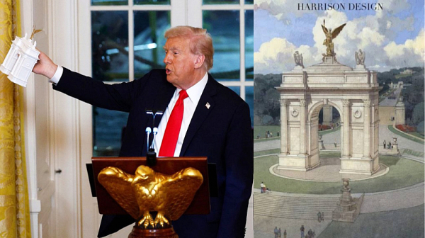 „Арката на Тръмп“ ще струва 100 милиона и ще бъде по-голяма от Мемориала на Линкълн