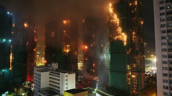 Жертвите от пожара в Хонконг станаха 55