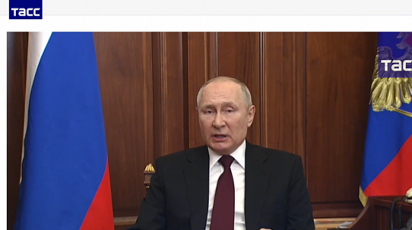 Путин каза на руснаците, че съвременна Украйна е дело на Кремъл