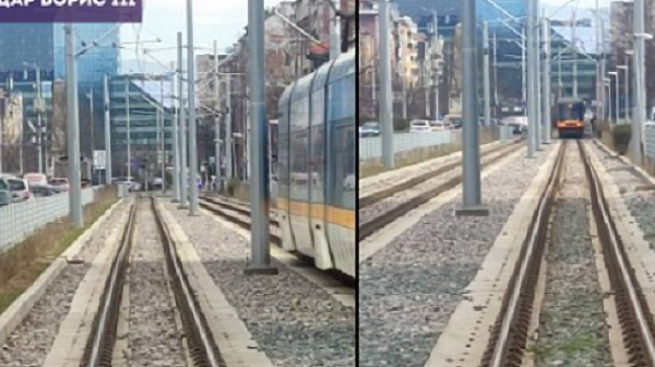 Столична община обяви кривите релси на трамвай №5 за планови
