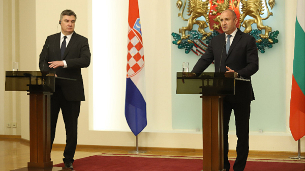 Хърватският президент Миланович: Имате нашата подкрепа за членството в Шенген