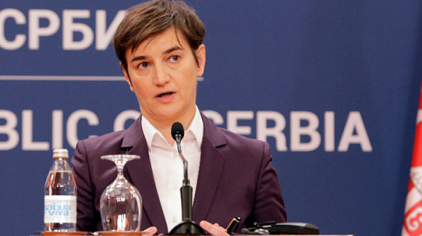 Отново избраха Ана Бърнабич за премиер на Сърбия