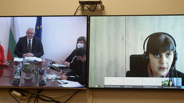 Министър Демерджиев проведе онлайн среща с Лаура Кьовеши
