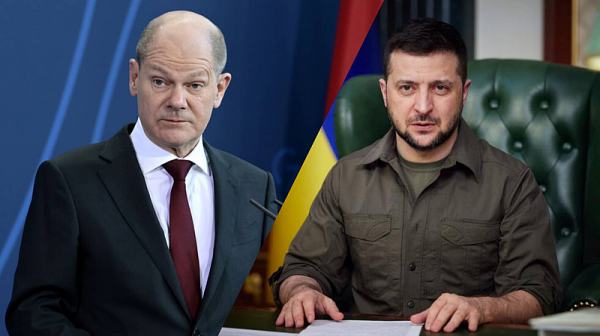 Шолц и Зеленски са обсъдили „подобряването на отбраната на страната“
